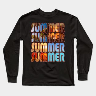 The Feelings Of Summer Long Sleeve T-Shirt